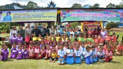 Pelepasan PAUD Se-Kecamatan Siempat Nempu Hilir.(foto/Istimewa)