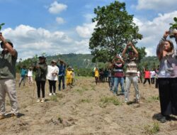 Sekretaris Karang Taruna Dairi Sumbang Bibit Kopi Kepada Poktan