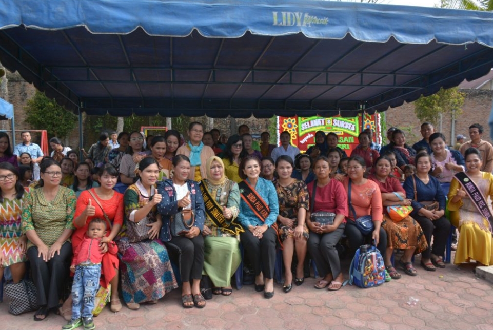 Pelepasan Siswa TK Negeri Pembina Sumbul.(foto/istimewa)