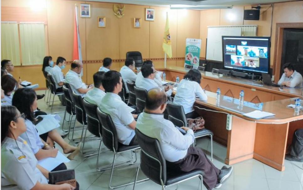 Evaluasi implementasi program Smart City bersama Kemenkominfo RI.(foto/istimewa)