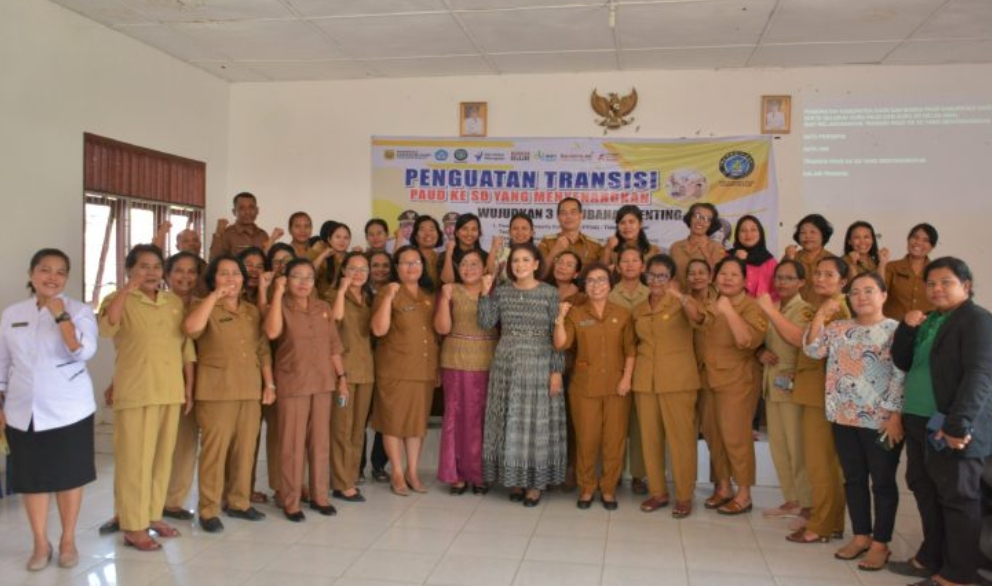 Sosialisasi transisi PAUD ke SD kepada Guru.(foto/istimewa)