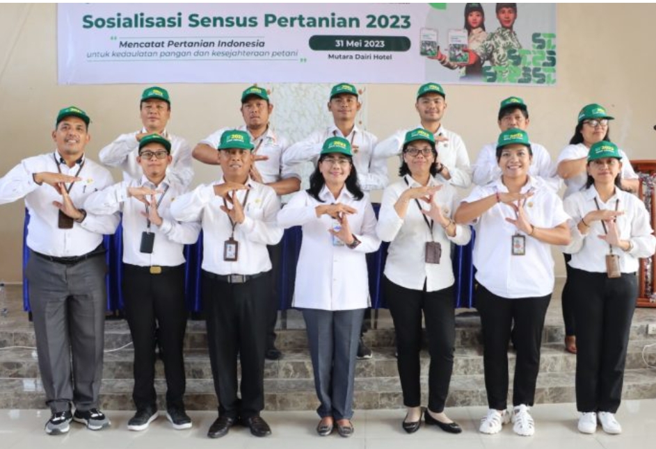 Apel Sensus Pertanian BPS Kabupaten Dairi.(foto/istimewa)