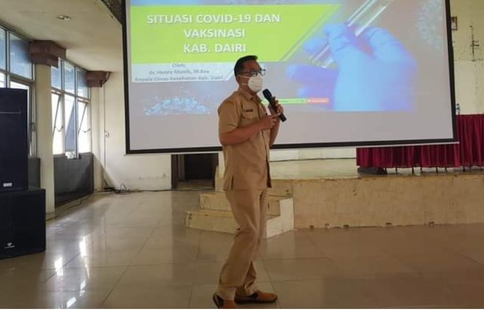 Kadis Kesehatan, Dr. Henry Manik.(foto/istimewa)