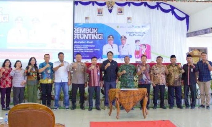 Acara rembuk Stunting Pemkab Dairi di Balai Budaya Sidikalang.(foto/istimewa)