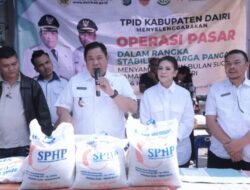 Pemkab Dairi Bersama Bulog Gelar Pasar Murah di Pasar Sidikalang