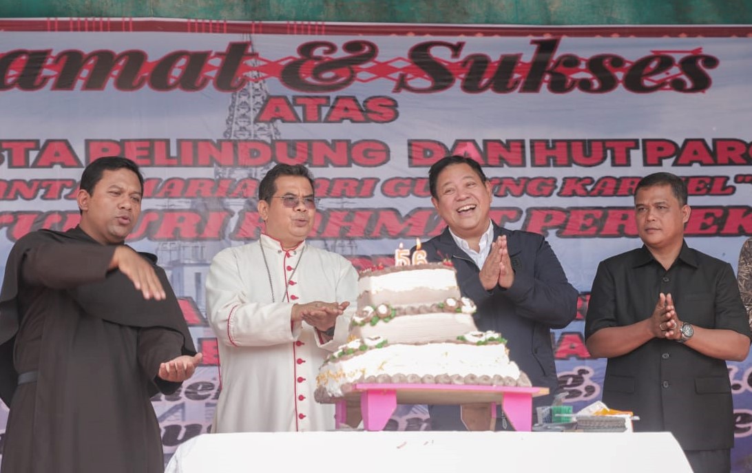 HUT Paroki Santa Maria dari Gunung Karmel Ke-56 di Tigalingga.(foto/istimewa)