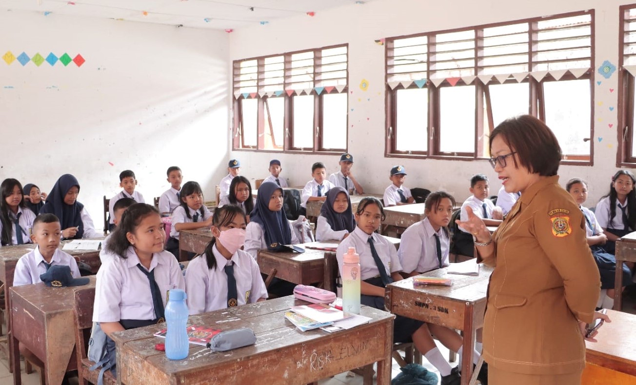 Seleksi Siswa Kelas Unggulan SMP N 3 Sidikalang.(foto/istimewa)