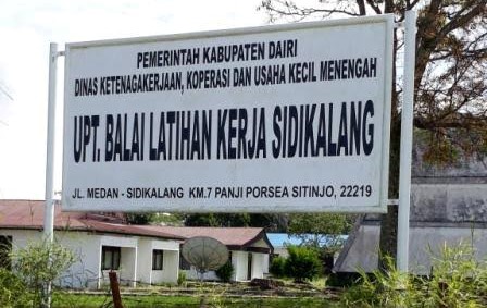 Unit Balai Latihan Kerja (BLK) Sidikalang.(foto/istimewa)