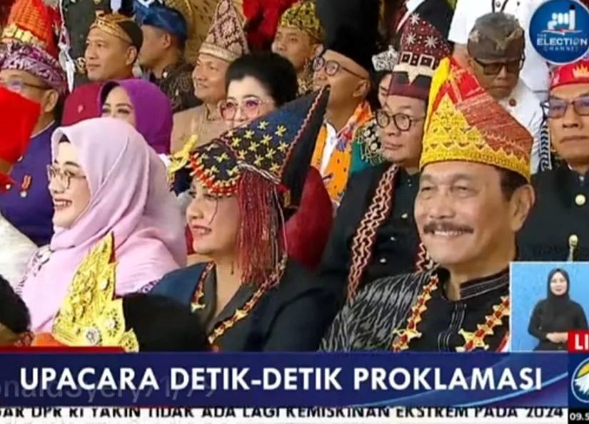 Detik - detik Proklamasi Kemerdekaan RI di Istana Negara.(foto/Istimewa)