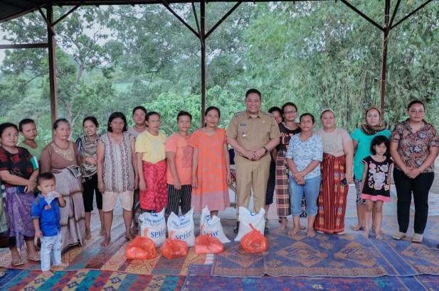 Pasar Murah di Desa Lau Tawar.(foto/istimewa)