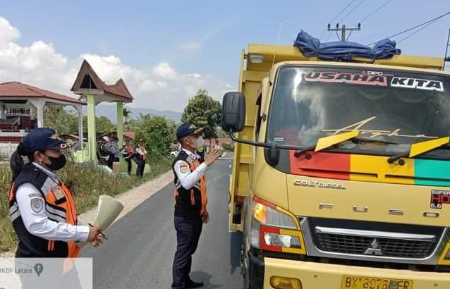 Kegiatan audit, inspeksi, dan pemantauan sistem manajemen keselamatan perusahaan angkutan 2023.(foto/istimewa)