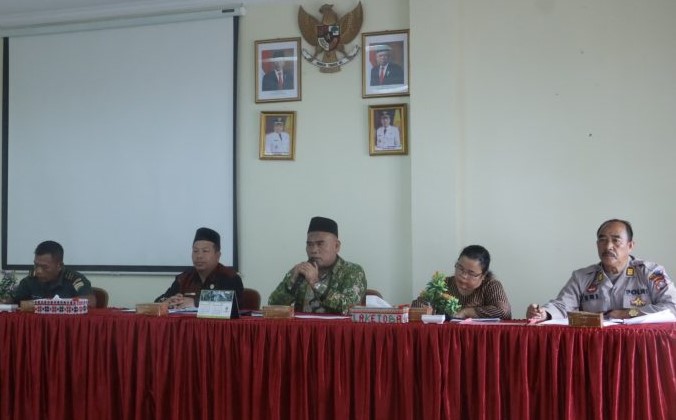 Rapat koordinasi Majelis Ulama Indonesia (MUI) bersama Pemkab Dairi jelang bulan ramadhan.(foto/istimewa)