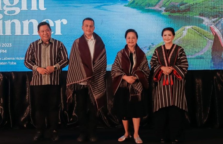 Jamuan Makan “Dairi’s Cultural Nigth Dinner” digelar di Toba Ballroom Labersa Hotel.(foto/istimewa)