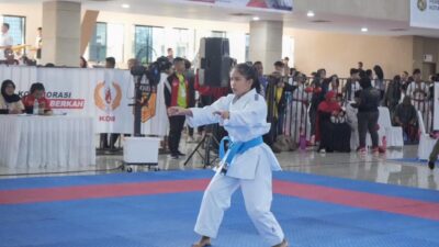 Open Tournament Karate U-21 IMT GT Cup 2023 Sumut.(foto/istimewa)