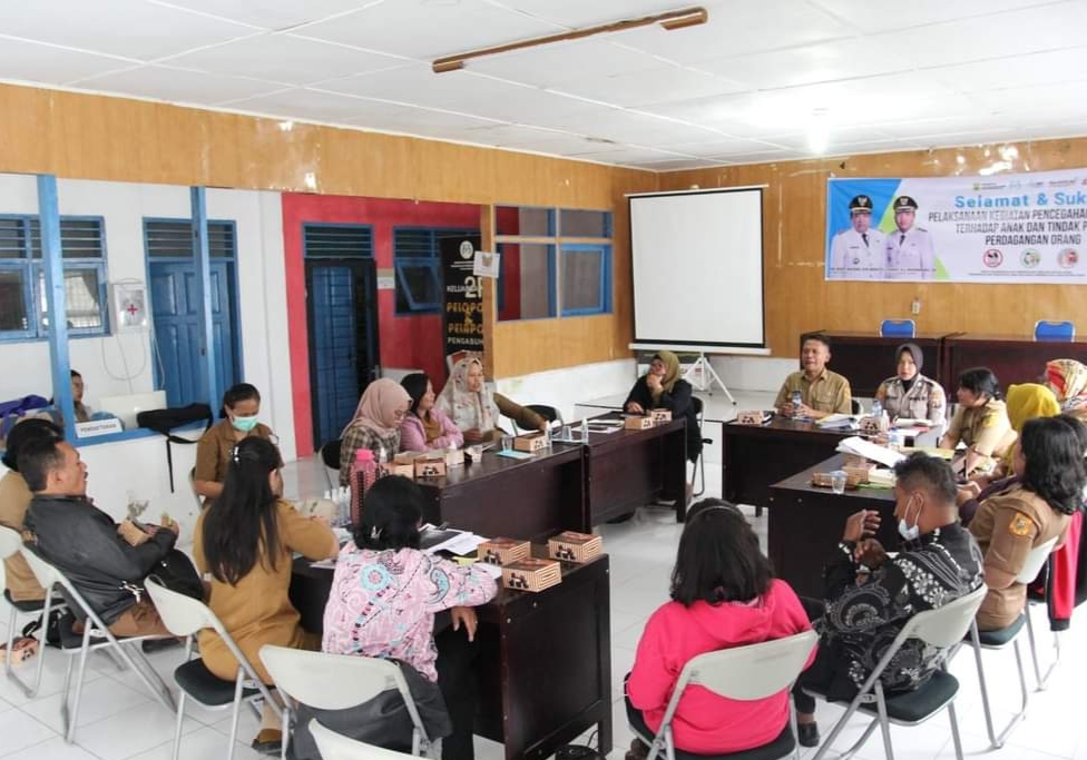 Rakor Dinas P3A2KB bersama Organisasi Perangkat Daerah (OPD).(foto/istimewa)