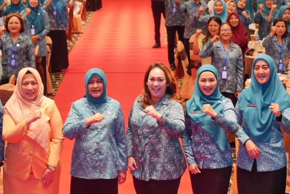 Jambore Dasawisma PKK Sumut tahun 2023.(foto/istimewa)