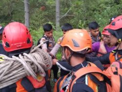 Korban Jatuh di Sungai Siponot Samosir Belum Ketemu, Pencarian Terus Dilakukan