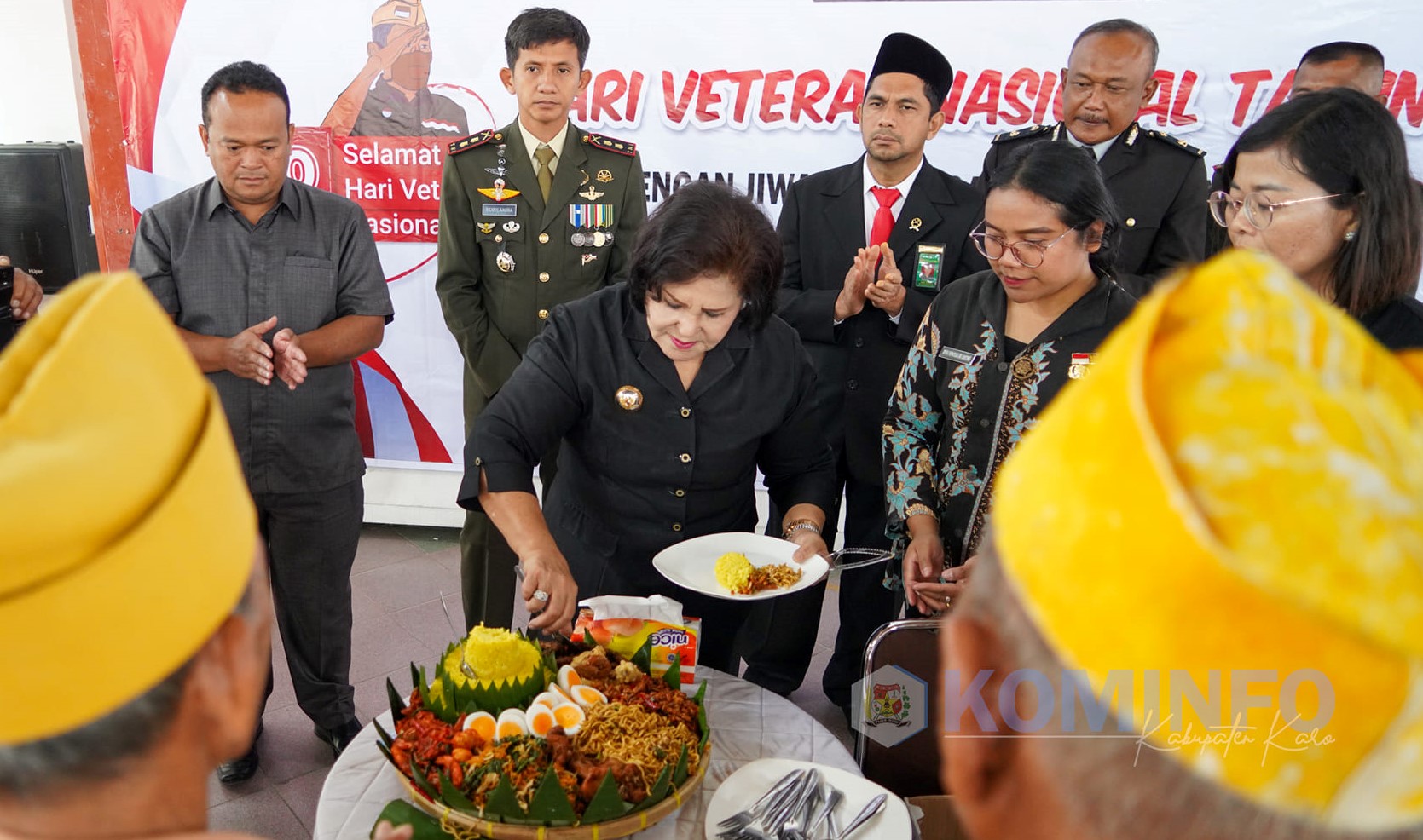 Peringatan Hari Veteran Nasional Kabupaten Karo.(foto/istimewa)