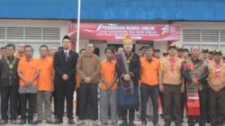 Pemberina remisi kepada warga binaan Rutan Kelas II B Sidikalang.(foto/istimewa)