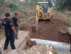 Jalan Rusak dan Amblas di Desa Pamah Tanah Pinem Sudah Diperbaiki