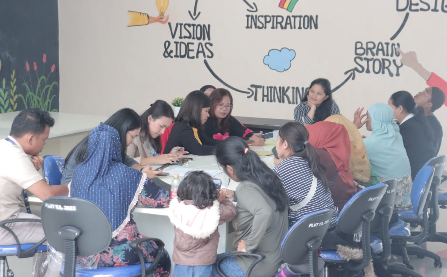 Pembukaan Rekening QRIS bagi 26 Pelaku Usaha UMKM di PLUD.(foto/istimewa)