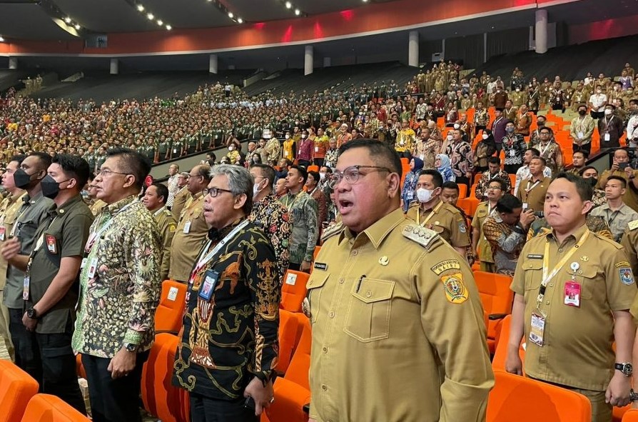 Rapat Koordinasi Kepala Daerah dan Forkopimda Tahun 2023, di Sentul City International Convention Center (SICC), Bogor, Selasa (17/01/2023).(foto/ist)