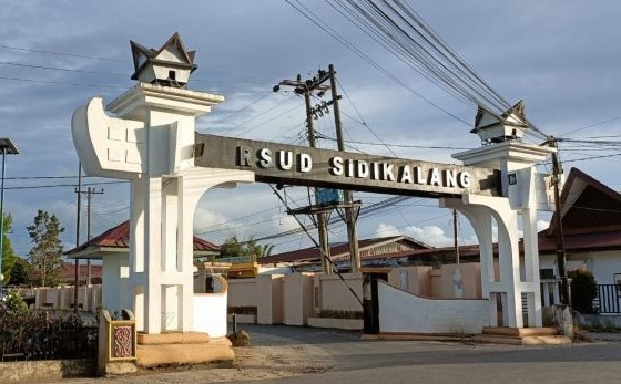 Rumah Sakit Umum Daerah (RSUD) Sidikalng.(foto/ist)