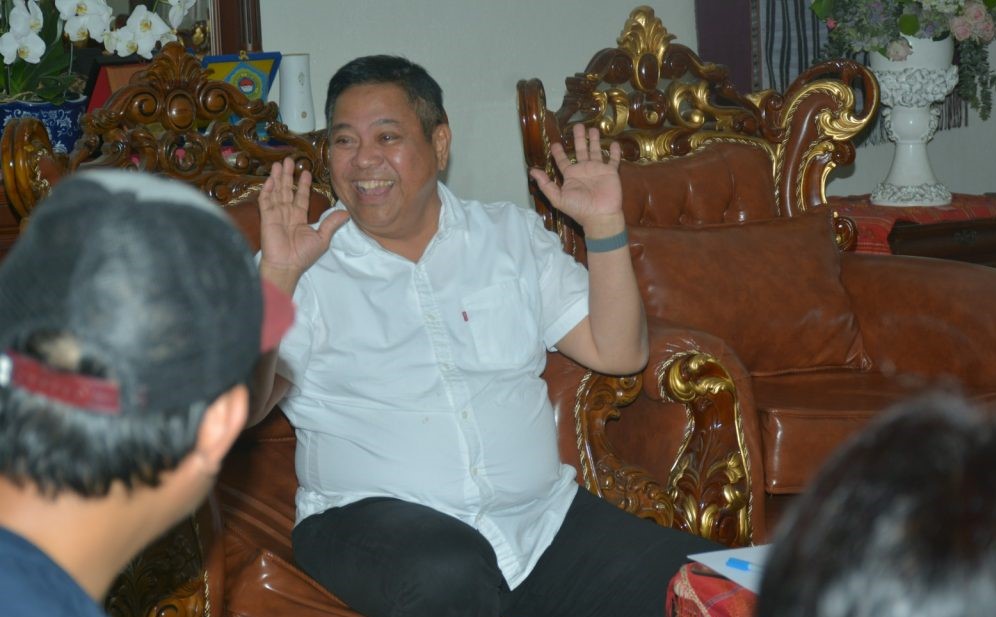 Kunjungan Tim teknis untuk ekonomi kreatif Badan Pengembangan Otorita Danau Toba (BPODT) Bersama Bupati Dairi Eddy Berutu.(foto/istimewa)