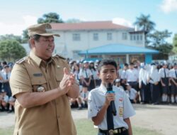 Jadi Irup di SMPN 2 Sidikalang, Bupati Sampaikan Pesan ke Siswa