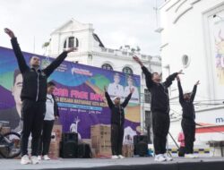 Car Free Day Kota Medan di Warnai Pertunjukan Vionis dan Pantonim