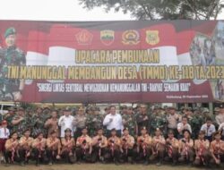 TMMD ke 118 di Desa Sungai Raya Buka Akses Jalan untuk Petani