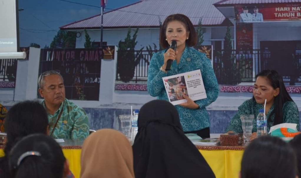 Workshop kader posyandu, di Aula Kantor kecamatan Sumbul.(foto/ist)