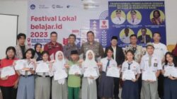 Festival Lokal belajar.id Dinas Pendidikan Kabupaten Dairi di Aula Dinas Pendidikan Dairi, Sidikalang.(foto/ist)