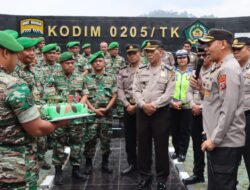 Kapolres Karo Beri Surprise di Hari Jadi TNI ke-78