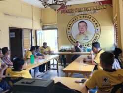 Rapat di Posko Pemenangan, Mangihut Sinaga Beri Motivasi dan Semangat ke Tim