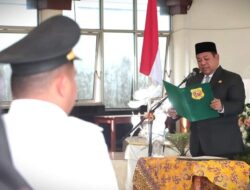 Bupati Dairi Lantik Pejabat, ASN Diminta Mampu Jadi Ujung Tombak