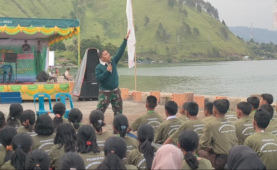 Jambore Pemuda dan Budaya di Paropo Kecamatan Silahisabungan.(foto/Iwan)