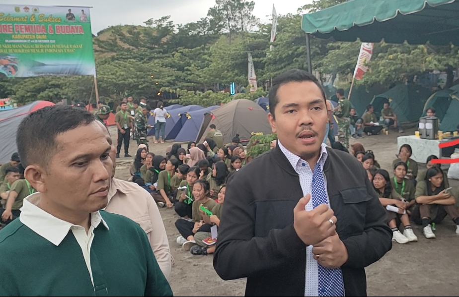 Pembukaan acara Jambore Pemuda dan Budaya di Paropo Kecamatan Silahisabungan.(foto/ist)