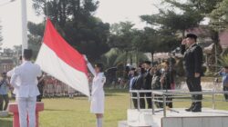 Bupati Dairi Dr. Eddy Keleng Ate Berutu jadi Irup di Peringatan Hari Sumpah Pemuda, Sabtu (28/10/2023). (foto/ist)