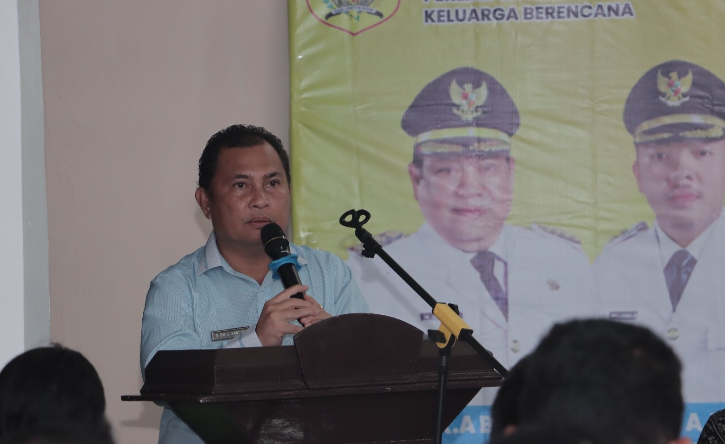 Pembukaan Diseminasi Hasil Audit Kasus Stunting Kabupaten Dairi di Gedung PLUT KUMKM Raja Ekuten Asah Ujung Van Keppas.foto/ist)