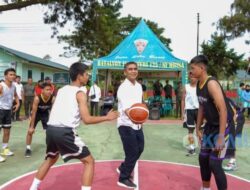 Wabub Karo Buka Turnamen Sepak Bola dan Basket Piala Danyonif 125 Si’Mbisa