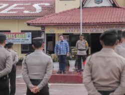 Apel Gelar Pasukan Pengamanan Aquabike Jetski World Championship 2023, Bupati Eddy Berutu : Agar Semua Lancar, Mari Persiapkan Diri