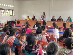 Romy Mariani Lakukan Kampanye Aksi Bergizi Di SMA Negeri 1 Siempat Nempu