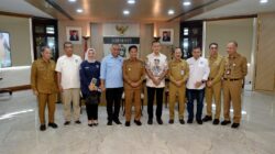 Pj.Gubsu Hasanudin saat Menerima audiensi pengurus IMI Sumut. (foto/ist)