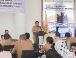 Bupati Eddy Berutu Buka Sosialisasi Sistem Kerja Untuk Penyederhanaan Birokrasi Perangkat Daerah di Lingkungan Pemkab Dairi