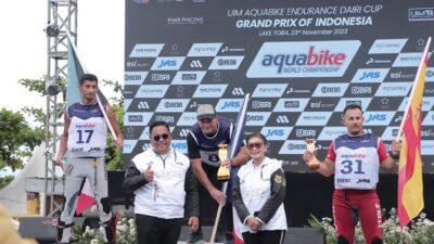 Pembalap Dunia Puji Event Aquabike Jetski World Championship di Dairi. (foto/ist)