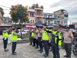 Polsek Sidikalang Kota Lakukan Pengamanan di Pasar Sidikalang