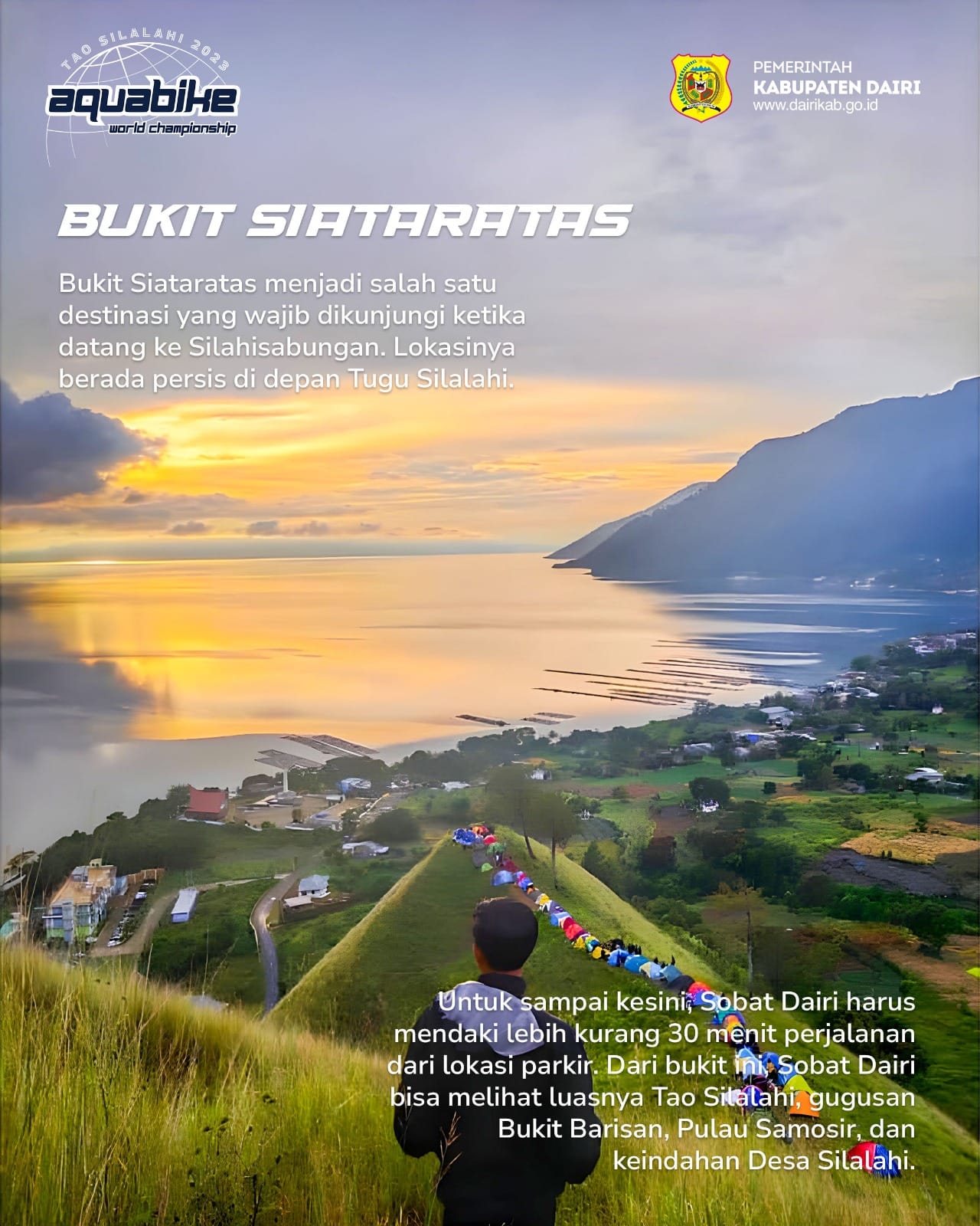 Bukit Siattaratas di Kecamatan Silahisabungan, Dairi (foto/ist)