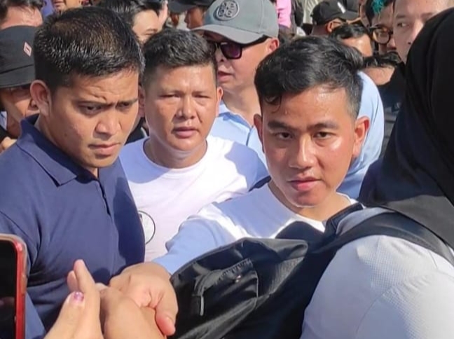 Gibran Rakabuming Raka di acara Car Free Day di Jakarta Pusat.(foto/ist)