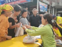 Jelang Natal Tahun Baru, Mangihut Sinaga Gelar Pasar Murah di Sumbul